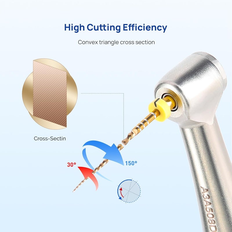 JMU Wave-G4 Files,Niti Rotary Files, #20/07(21mm),Reciprocating Rotation,Sequence Files, 4pcs/Pack - Image 3